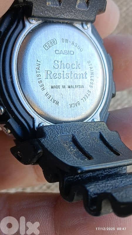 ساعه casio كاسيو اصدار قديم ماشيه تمام 1