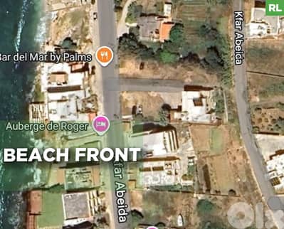 beach front land, prime area, batroun,kfar abida/كفرعبيدا REF#RL130391