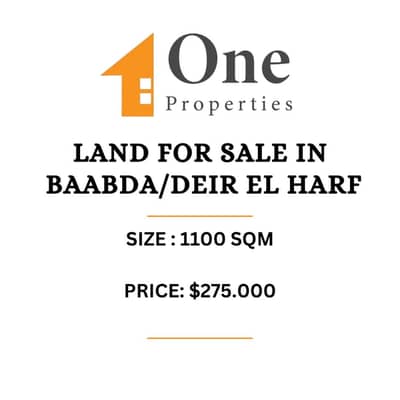 LAND FOR SALE IN DEIR EL HARF / BAABDA