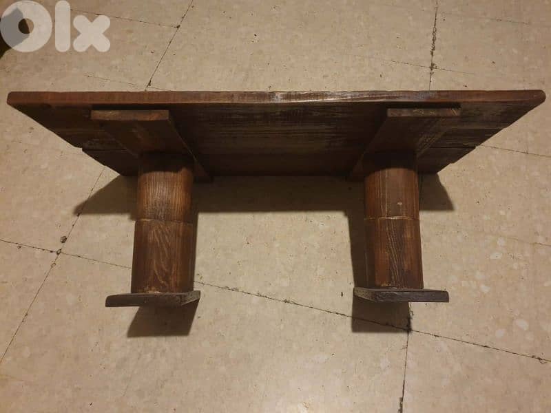 African Folk Art Tribal Low Table 3