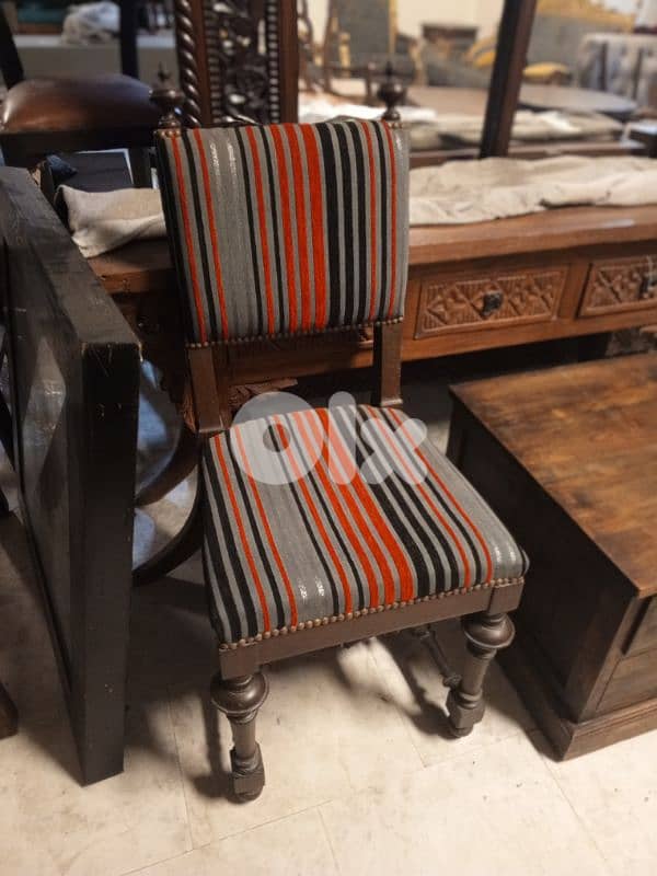 teak wood chair set 1