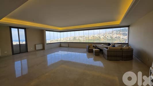 Apartment For Sale in Louaizeh - Panoramic Sea View شقة للبيع في لويزة