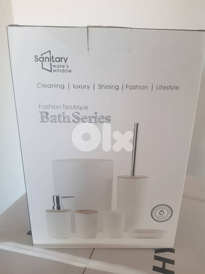 Bathroom Set (6 Pcs) (Bran New, Never Used)
