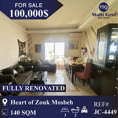 JC-4449 / Apartment for Sale in Zouk Mosbeh, شقة للبيع في زوق مصبح