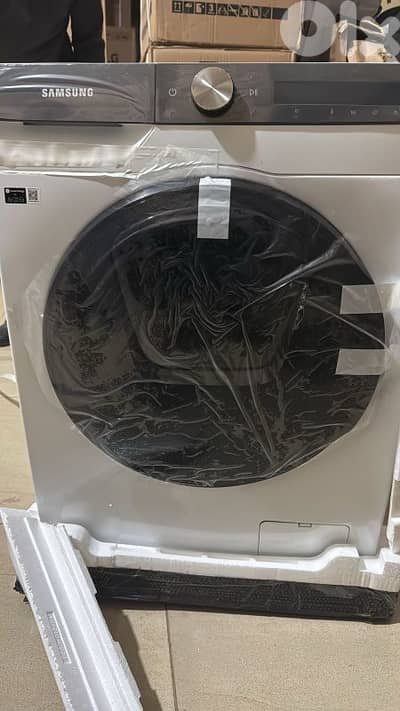 Washer&Dryer Samsung 8kg White غسالة+نشافة سامسونغ إنفرتر