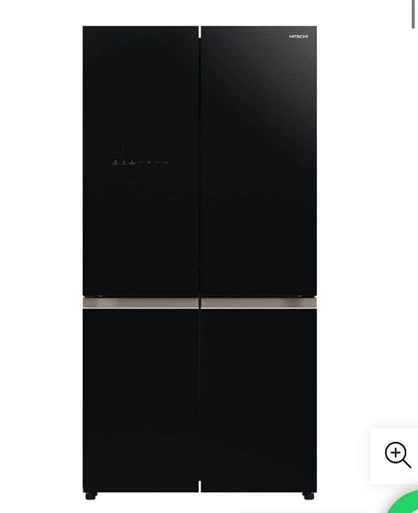 Refrigerator Hitachi 91cm Glass براد هيتاشي الأصلي 1