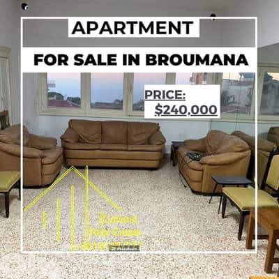 Hot Deal!!!! Apartment for sale in Broumana 240m2 only for 240,000$