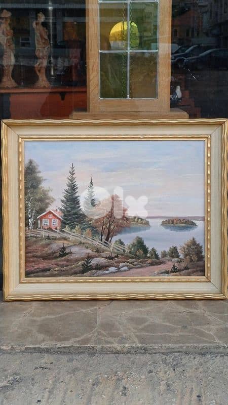 لوحة رسم زيتي اوروبية 2