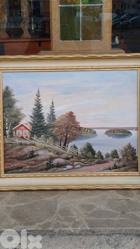 لوحة رسم زيتي اوروبية 3