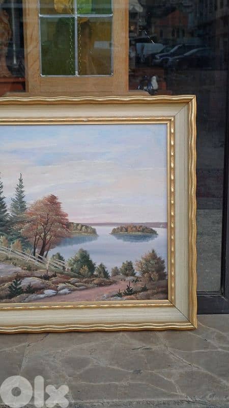 لوحة رسم زيتي اوروبية 4