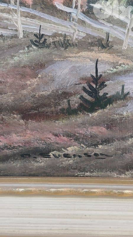 لوحة رسم زيتي اوروبية 8