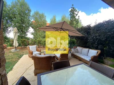 RWK134GZ - Chalet duplex with garden for sale in kfardebian near mzaar