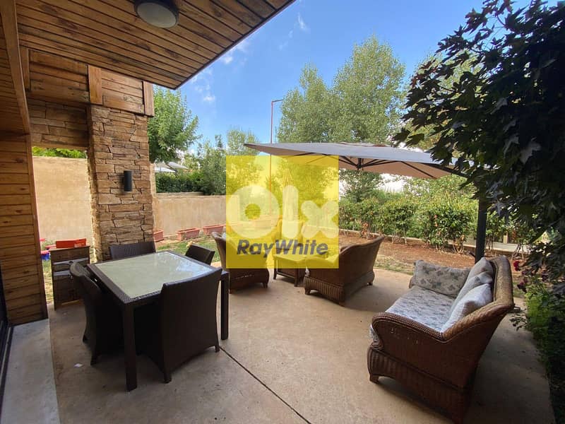 RWK134GZ - Chalet duplex with garden for sale in kfardebian near mzaar 1