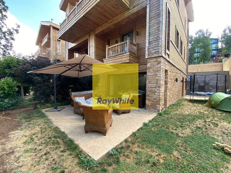 RWK134GZ - Chalet duplex with garden for sale in kfardebian near mzaar 2