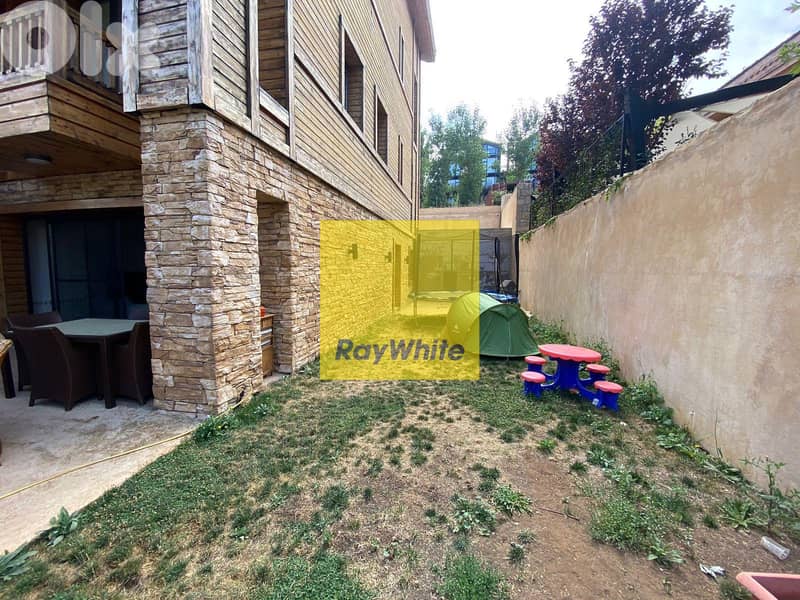 RWK134GZ - Chalet duplex with garden for sale in kfardebian near mzaar 3