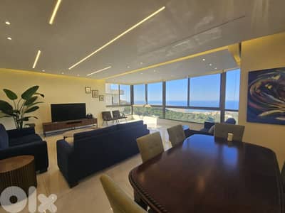 Apartment with a breathtaking view in Broummana