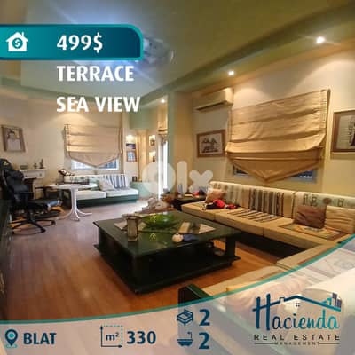 Apartment With Terrace For Rent In Blat Jbeil