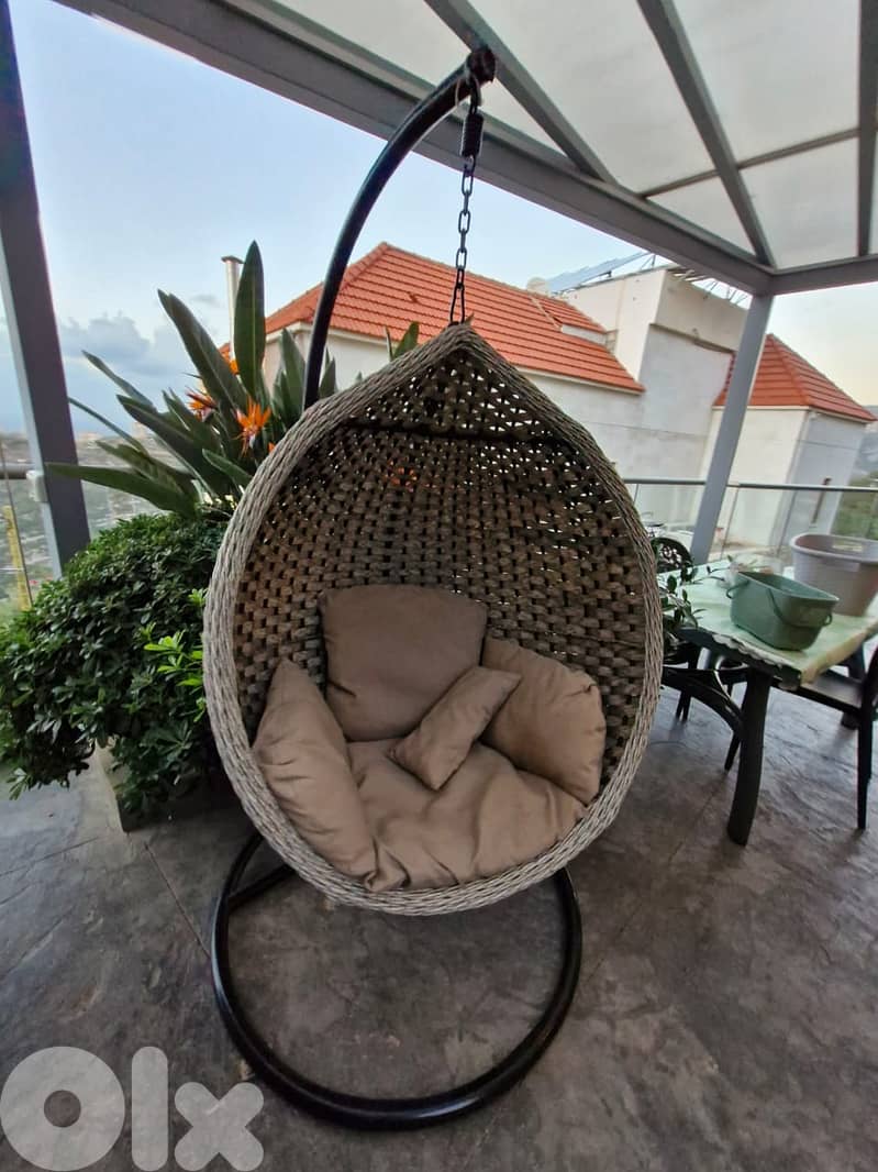 Swing outdoor egg shape 1