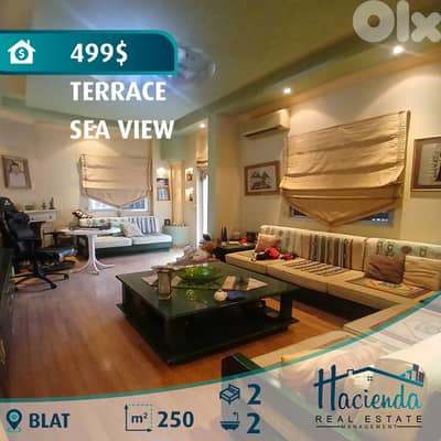 Apartment With Terrace For Rent In Blat Jbeil