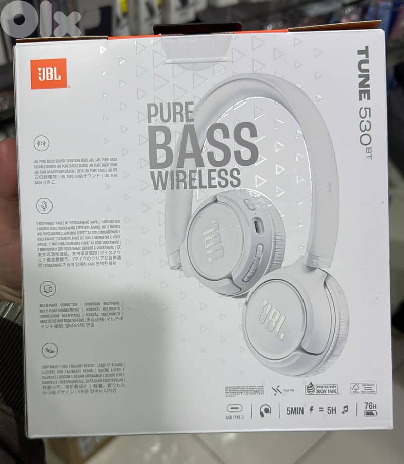 Jbl Tune 530Bt white 1