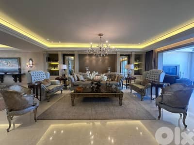 Luxury Furnished Apartment for Sale in Rawche – Full Sea Viewشقة للبيع