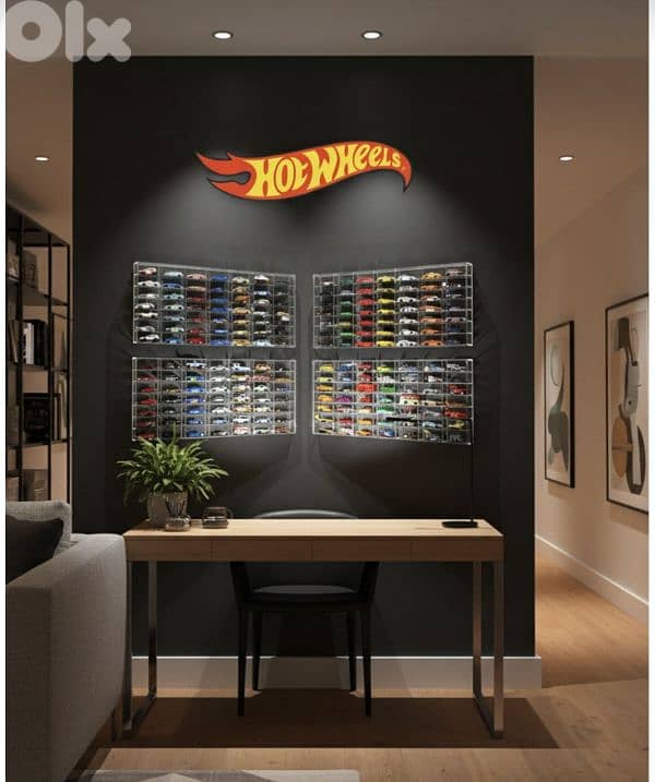 Hot Wheels 1:64 cars wall stand display 1