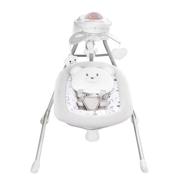 Miila Swing Bear Musical Rocker, 4-Speed Baby Bouncer 3