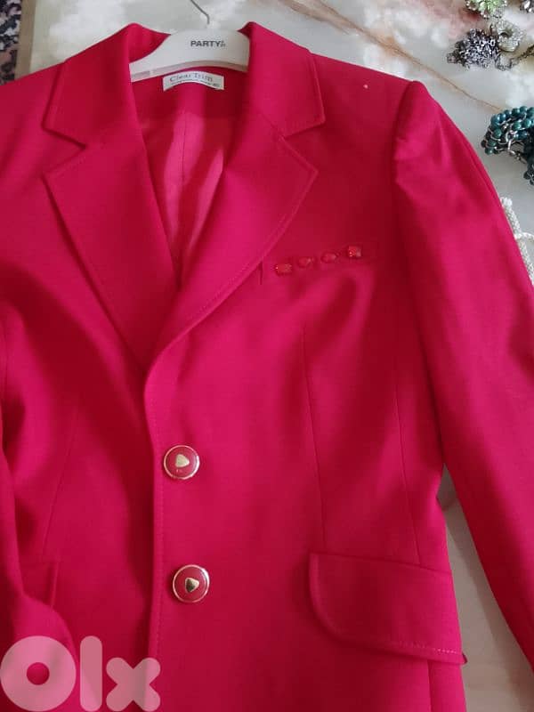 vintage  red blazer 1