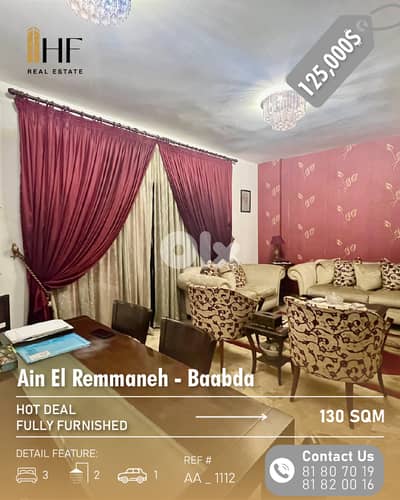 Apartment for Sale  Ain El Remmaneh -  شقة للبيع – عين الرمانة