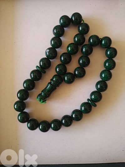 Masbaha dark green (no tassel) - Not Negotiable