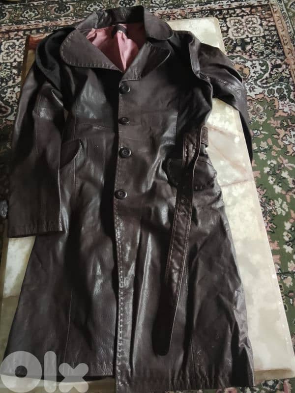 brown leather coat 2