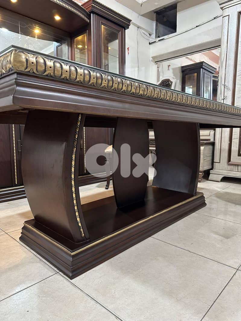 اوضة سفرة ملكية خشب زان ولاتي كلا ملبسة قشرة زان 4