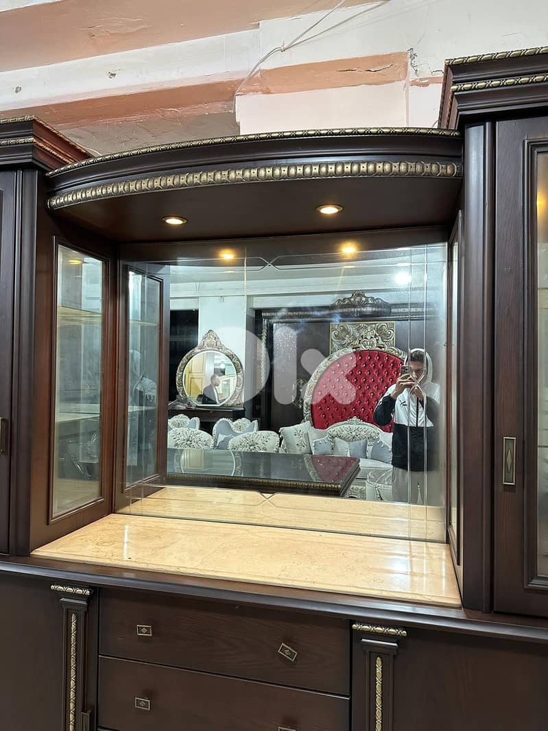 اوضة سفرة ملكية خشب زان ولاتي كلا ملبسة قشرة زان 6