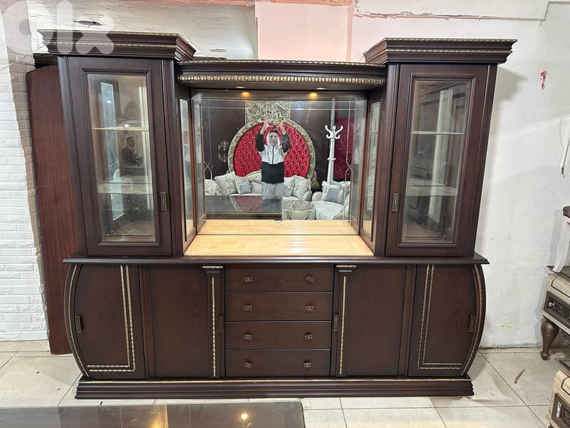 اوضة سفرة ملكية خشب زان ولاتي كلا ملبسة قشرة زان 7