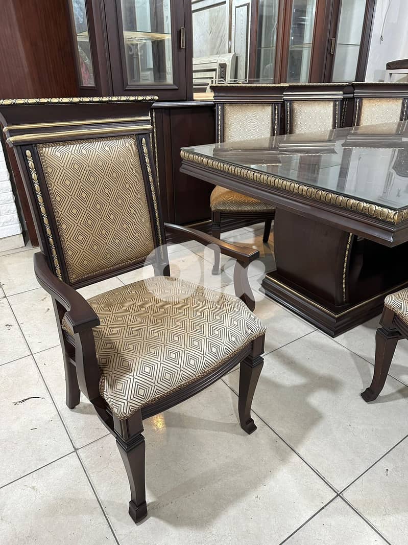 اوضة سفرة ملكية خشب زان ولاتي كلا ملبسة قشرة زان 8