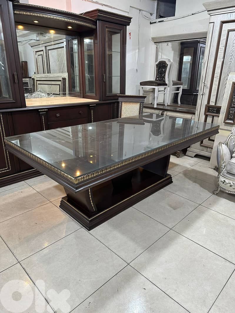 اوضة سفرة ملكية خشب زان ولاتي كلا ملبسة قشرة زان 9