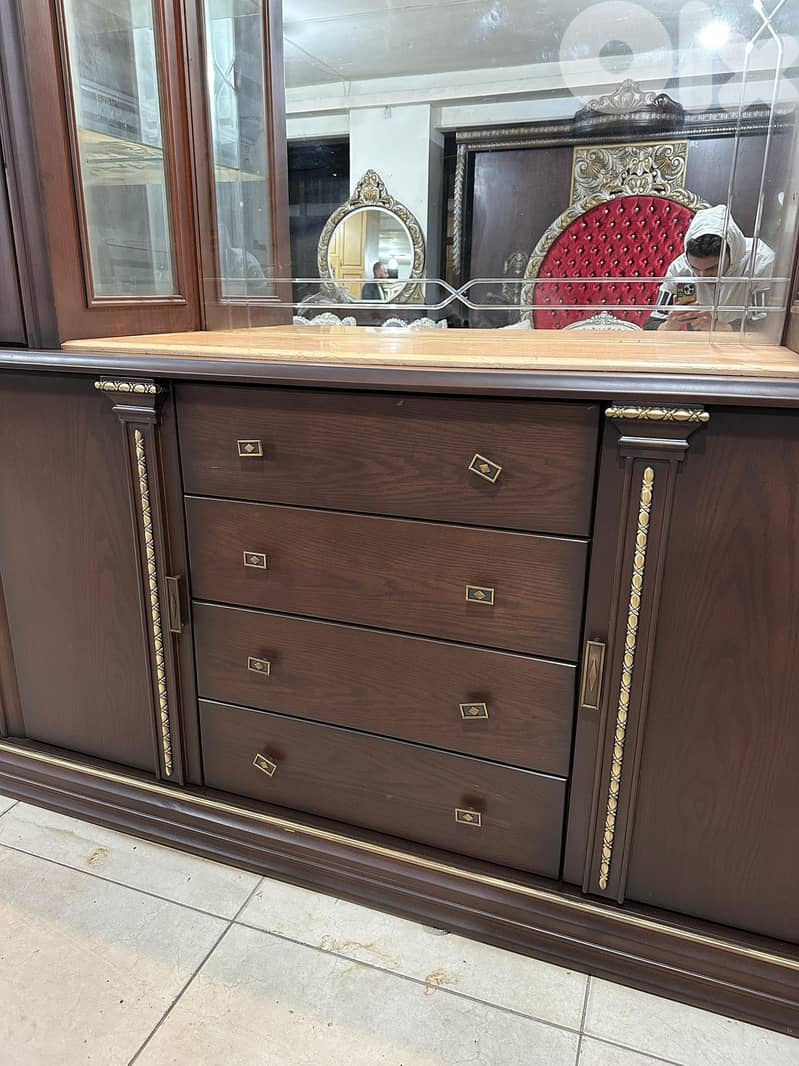 اوضة سفرة ملكية خشب زان ولاتي كلا ملبسة قشرة زان 13