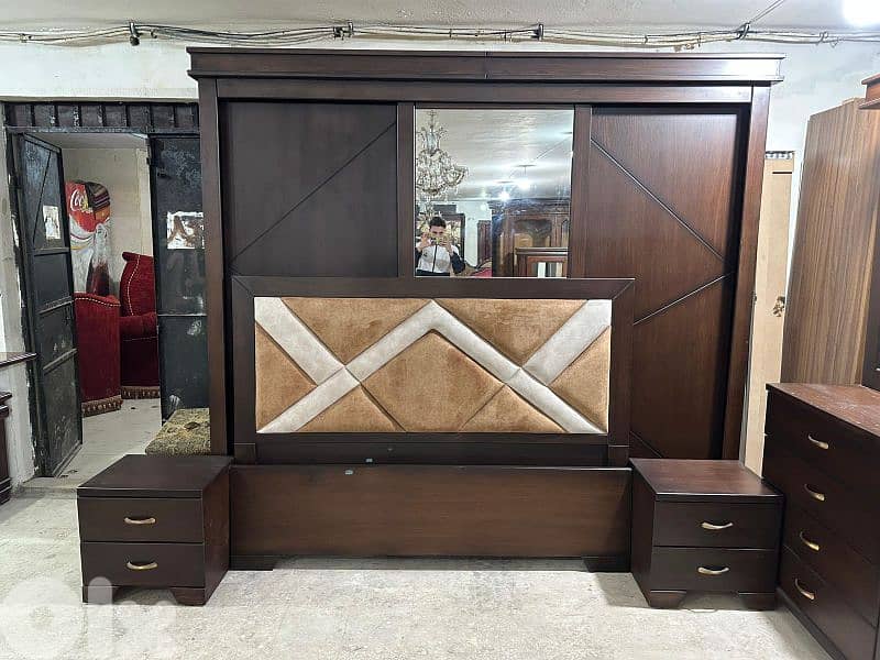 اوضة نوم شغل توصاية سحاب شبه جديدة 1