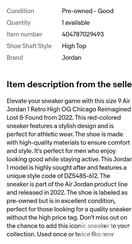 AIR JORDAN 1 High OG Chicago Reimagined LOST & FOUND 3