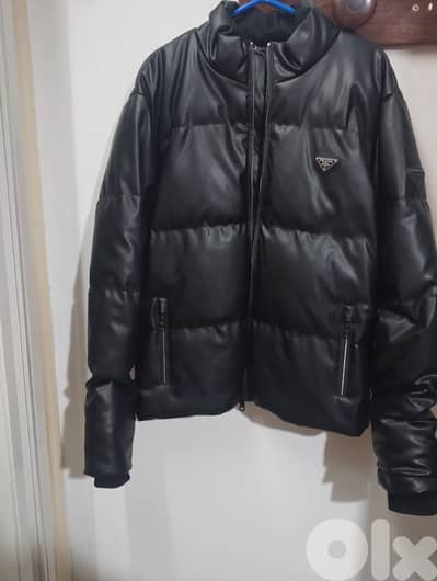 Prada Leather jacket for men XL