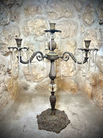 Antique 4-Light Candelabra/Girandole – c. 1900