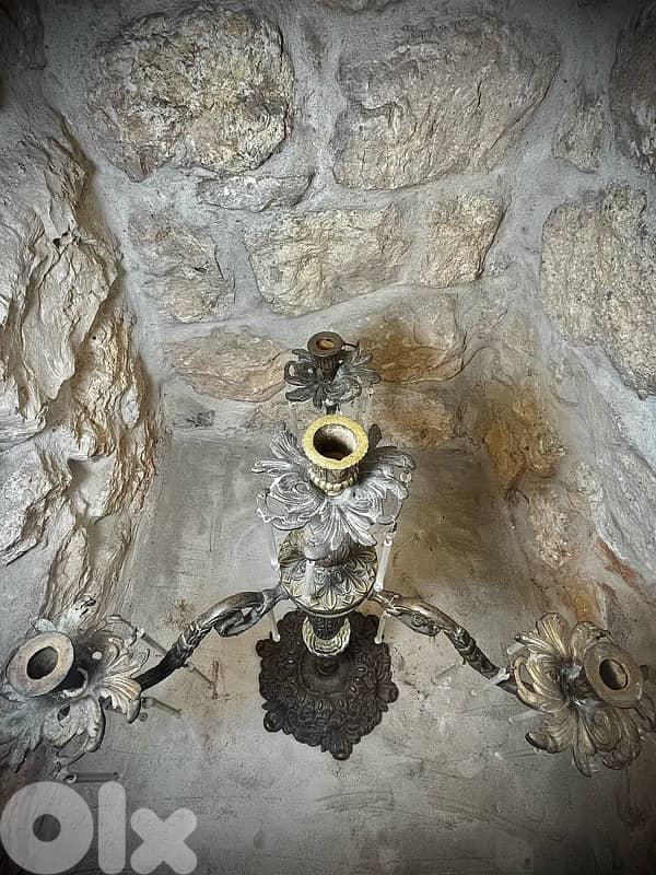 Antique 4-Light Candelabra/Girandole – c. 1900 3