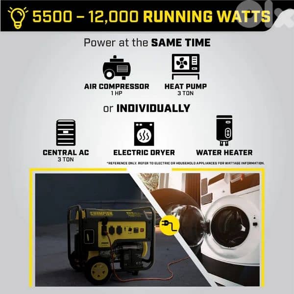 Champion 7500W Electric Start Generator 1