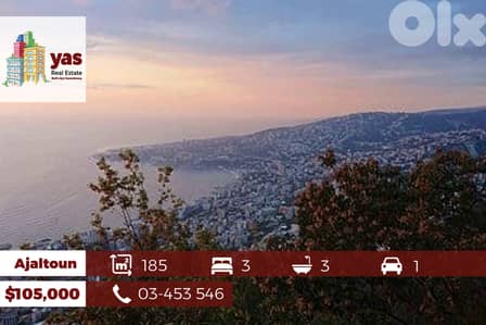 Ajaltoun 185m2 | Panoramic View | Well Maintained | DA |