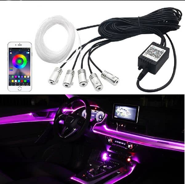 Car ambient light kit rgb 2