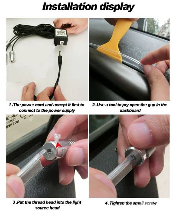 Car ambient light kit rgb 3