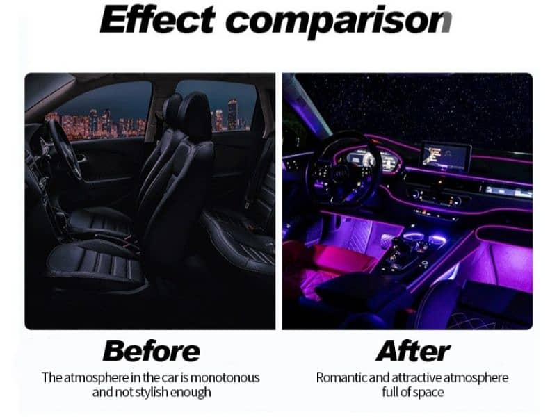 Car ambient light kit rgb 4