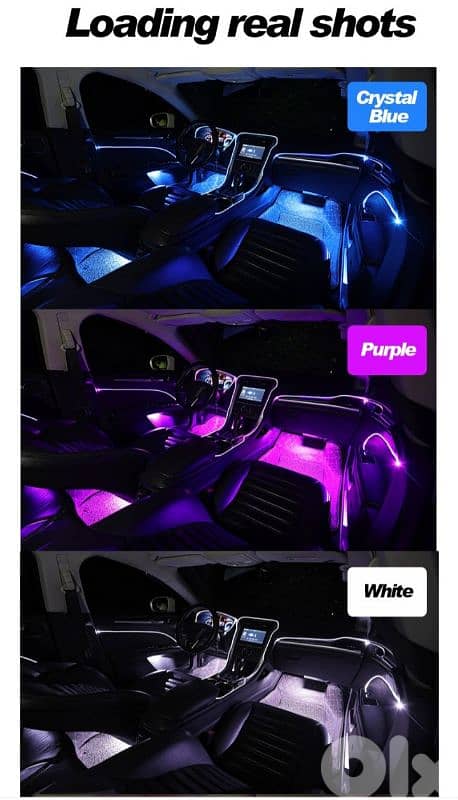 Car ambient light kit rgb 6
