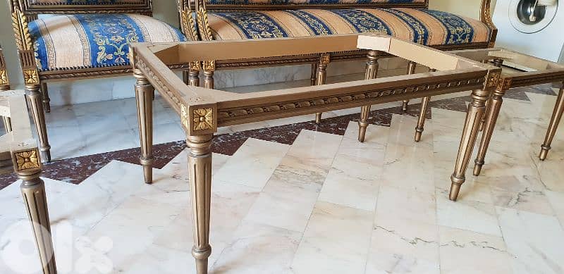 طقم صالون حفر كلاسيك 3