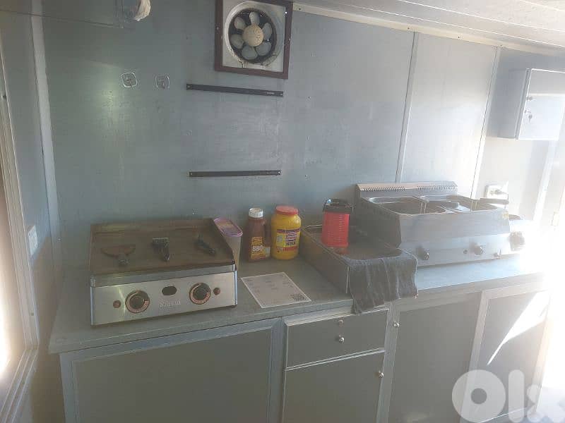 للبيع كيوسك مطعم 5